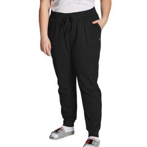 New Champion Women's Plus Powerblend Fleece Joggers Black 4XL